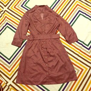 The limited size zero button down dress